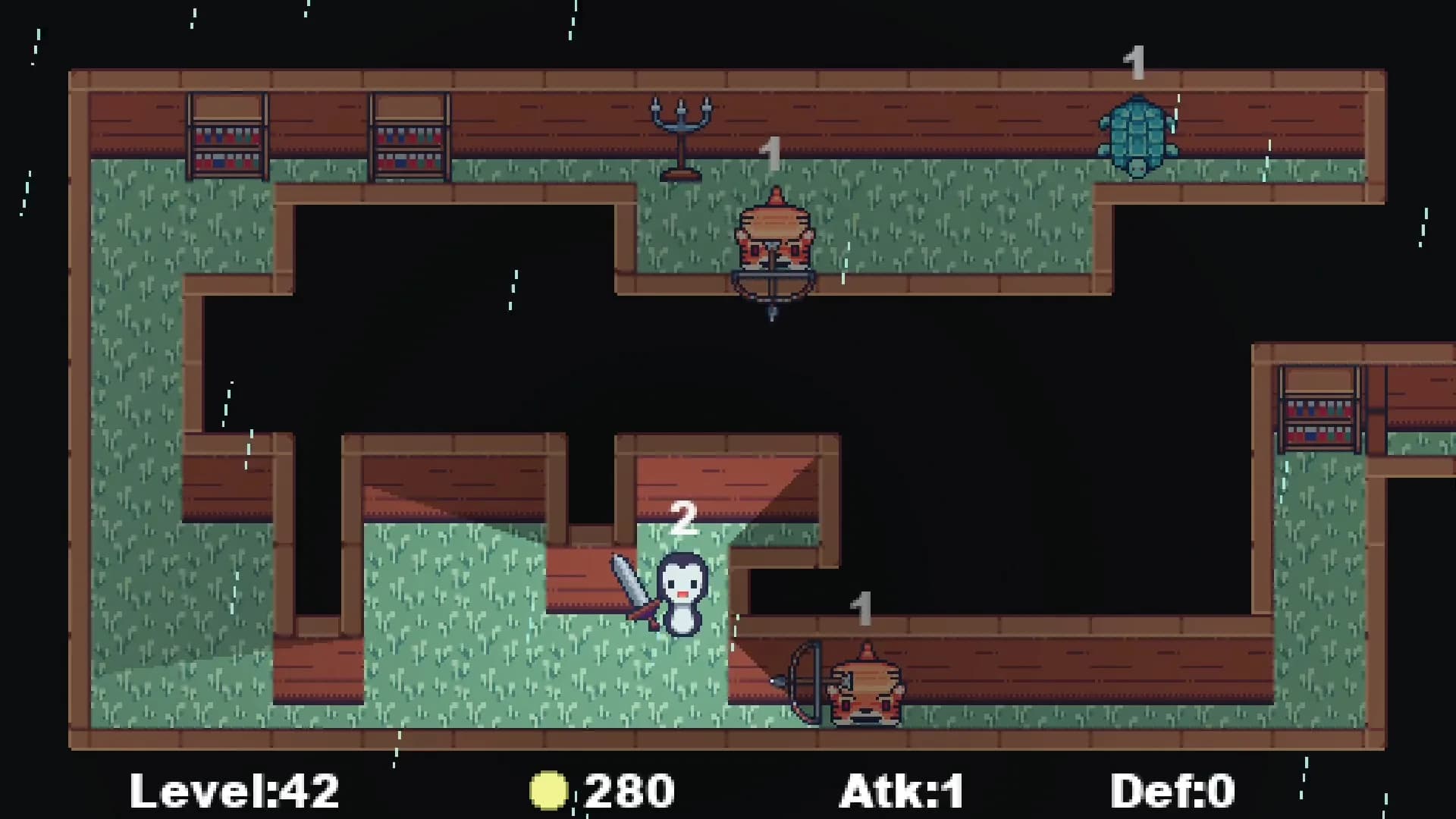 Strategy game but with a penguin who has a sword görsel 8