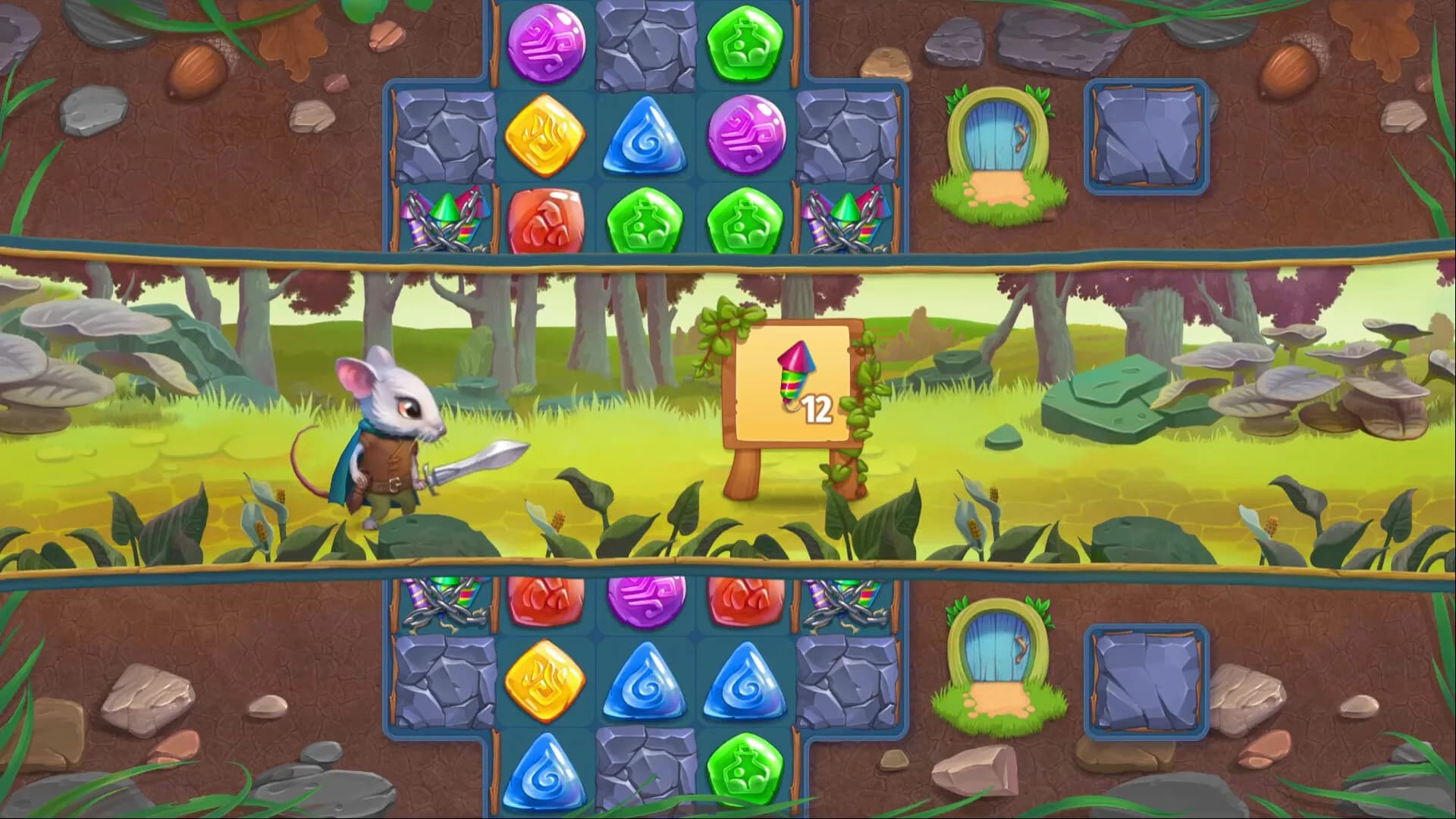 Strongblade - Puzzle Quest and Match-3 Adventure görsel 3