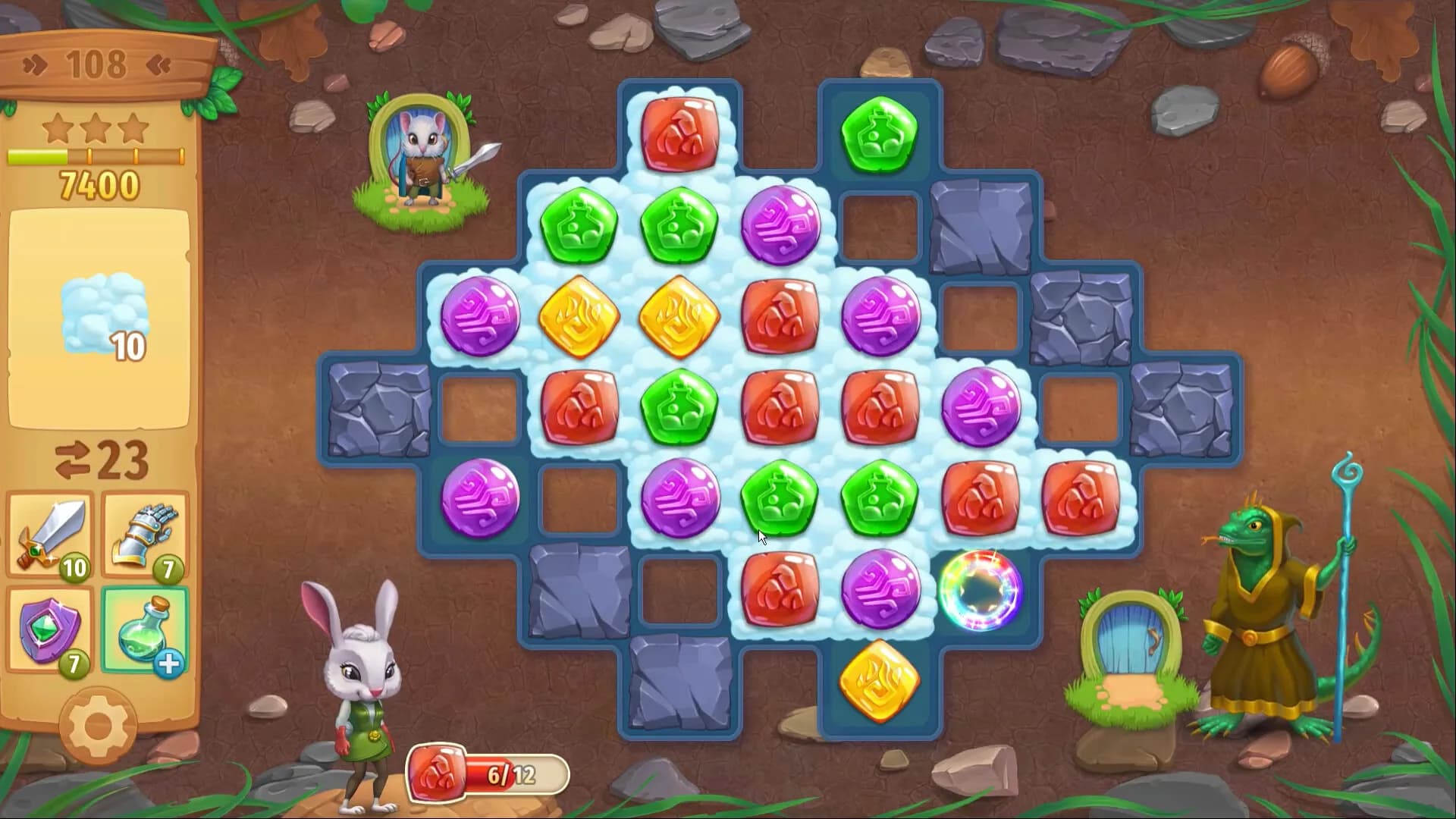 Strongblade - Puzzle Quest and Match-3 Adventure görsel 7