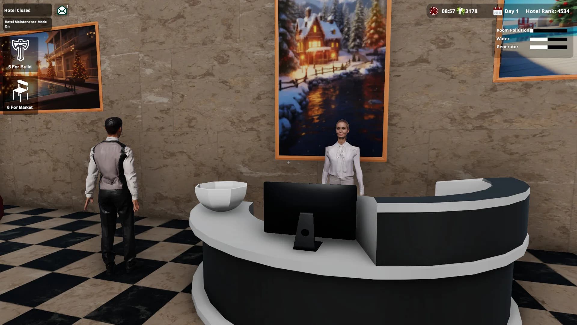Hotel Simulator 2024 görsel 2
