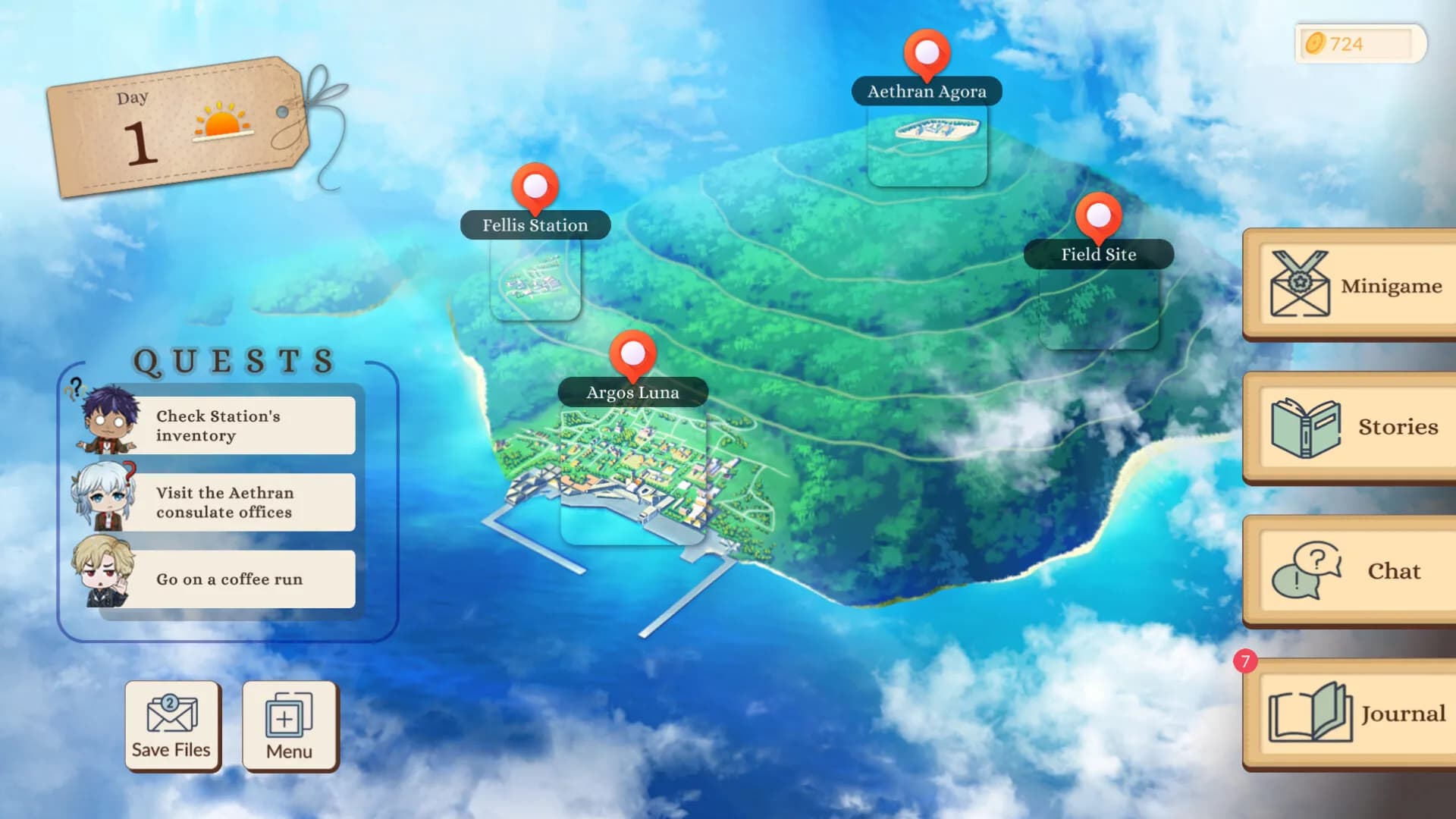 Untold Atlas: otome sim inspired by expedition adventures görsel 2