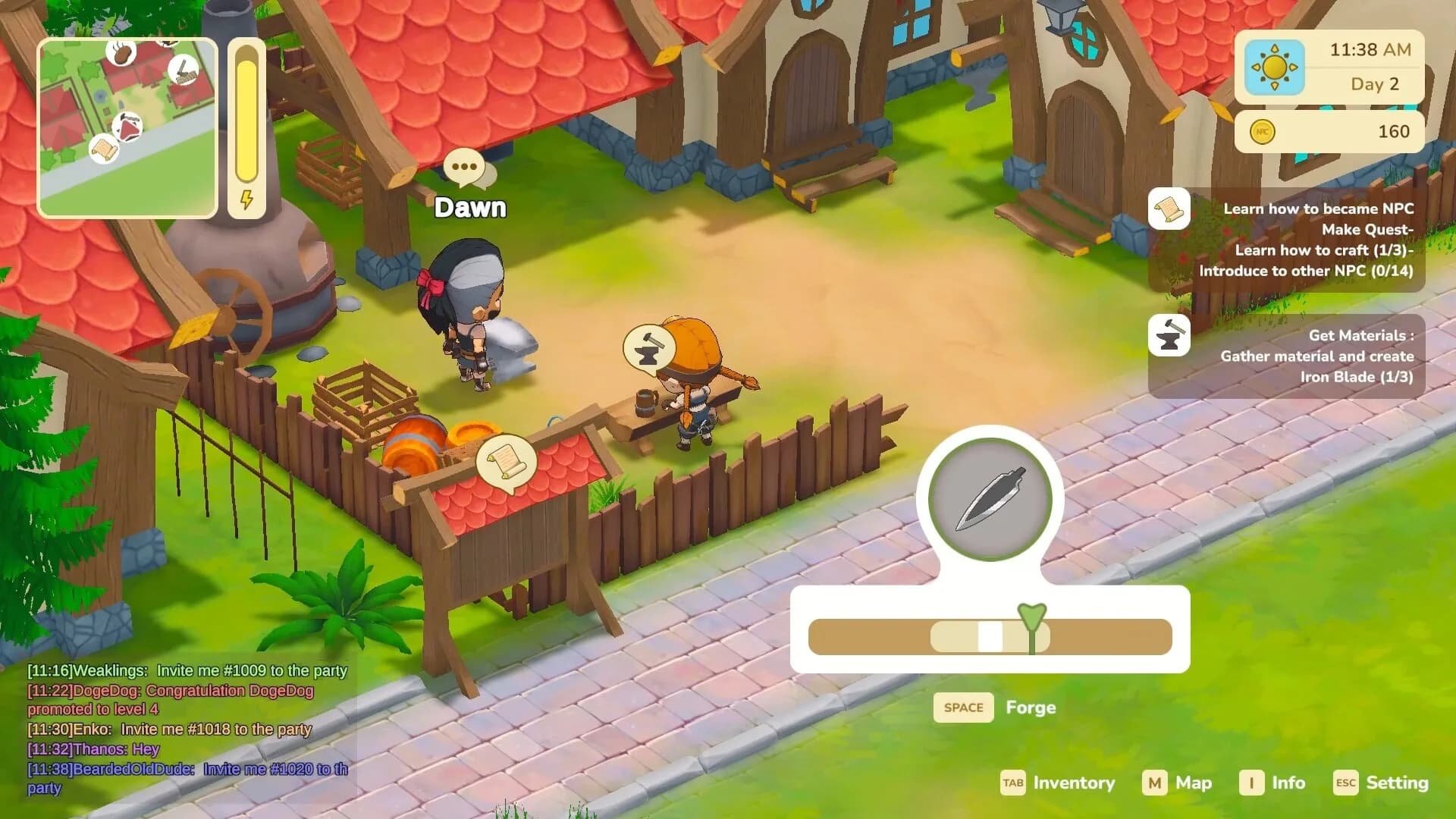 NPCVille: Story of The Blacksmith görsel 2