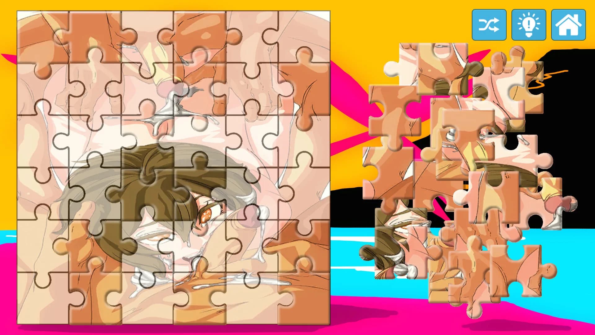Hentai Jigsaw Puzzle Collection: Spring Edition görsel 2