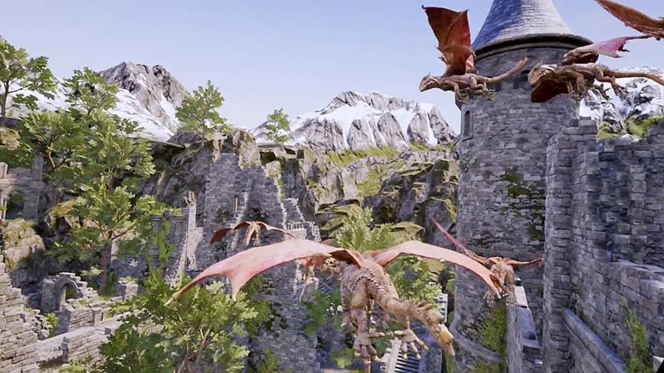 VR Pterosaur Rock Climbing görsel 9