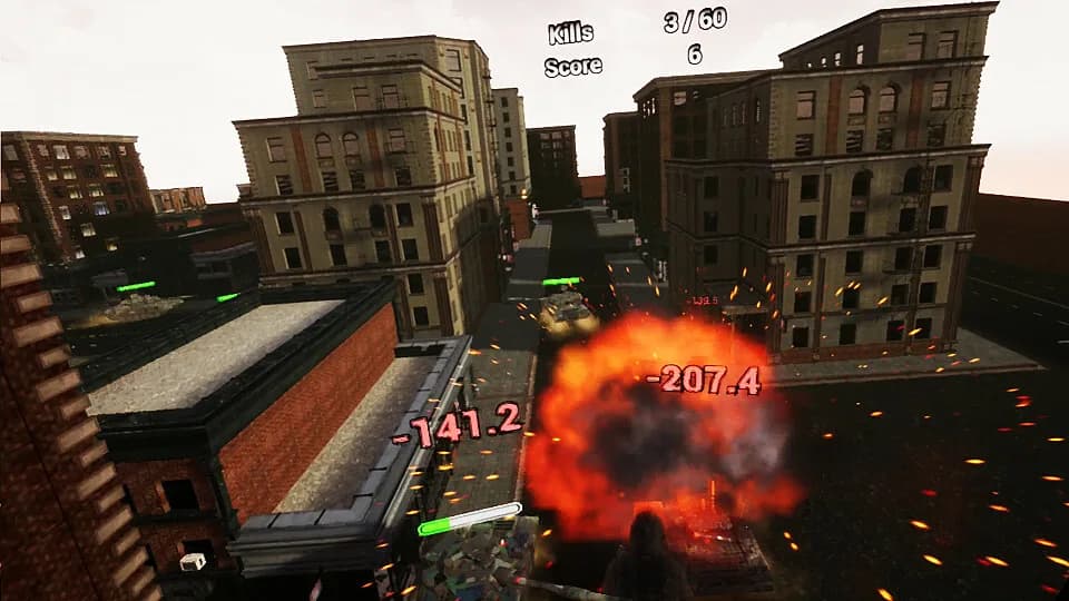 VR Dinosaur City War görsel 4