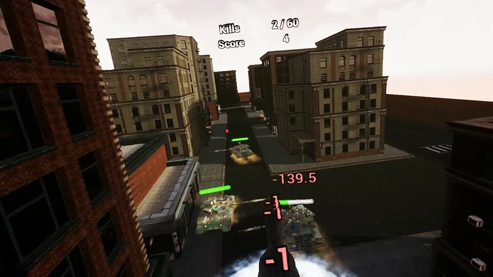 VR Dinosaur City War görsel 5