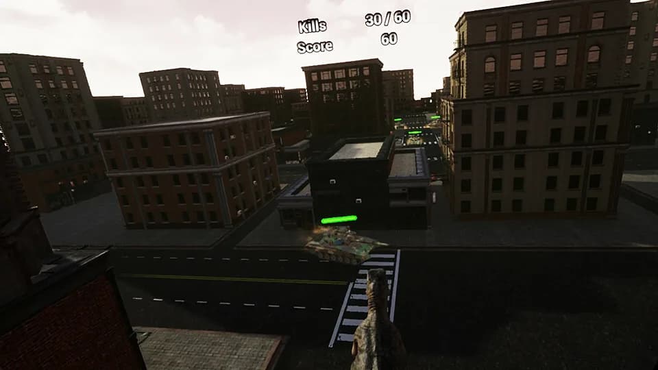 VR Dinosaur City War görsel 8