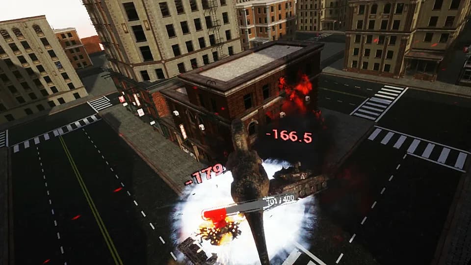 VR Dinosaur City War görsel 9