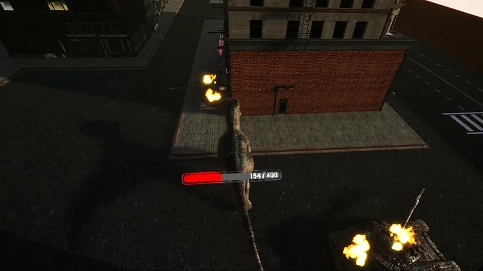 VR Dinosaur City War görsel 10