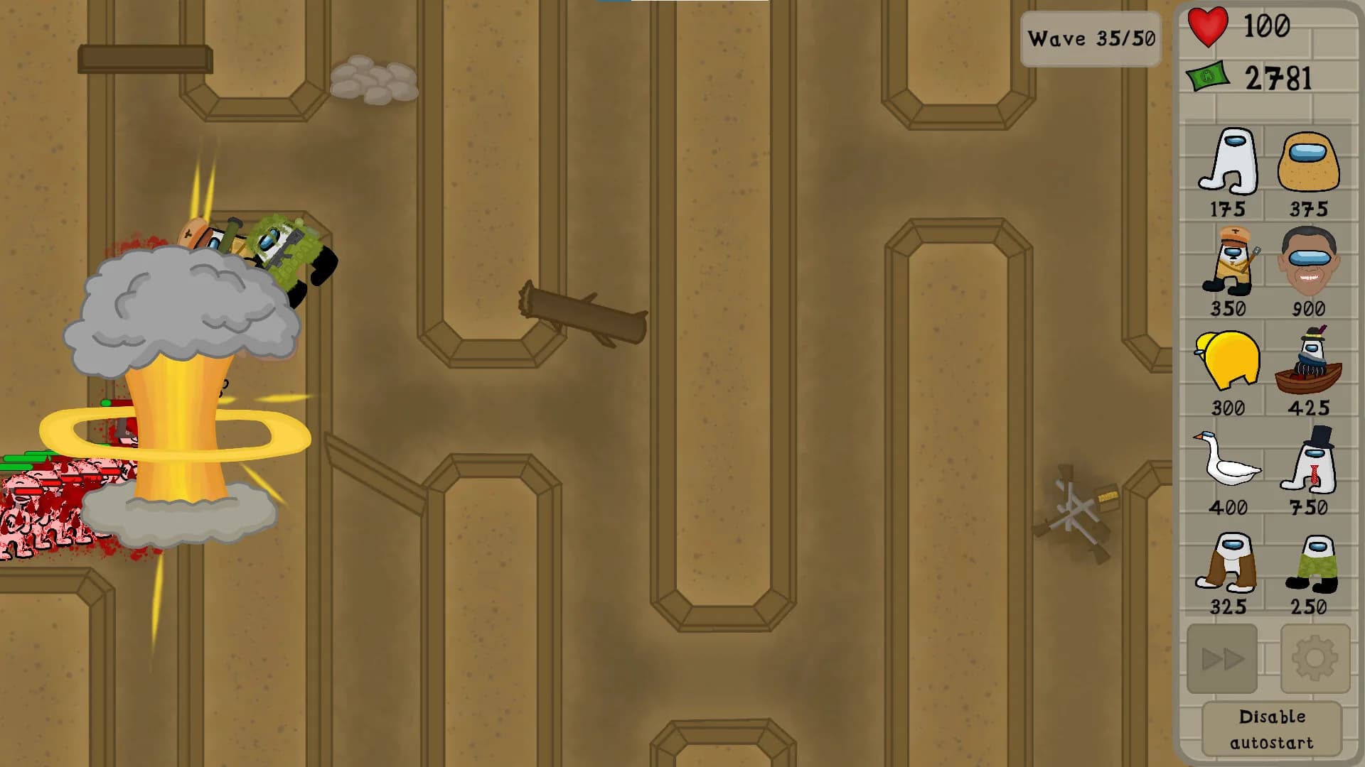 Amogus TD 2 - Defense of the Sus görsel 6