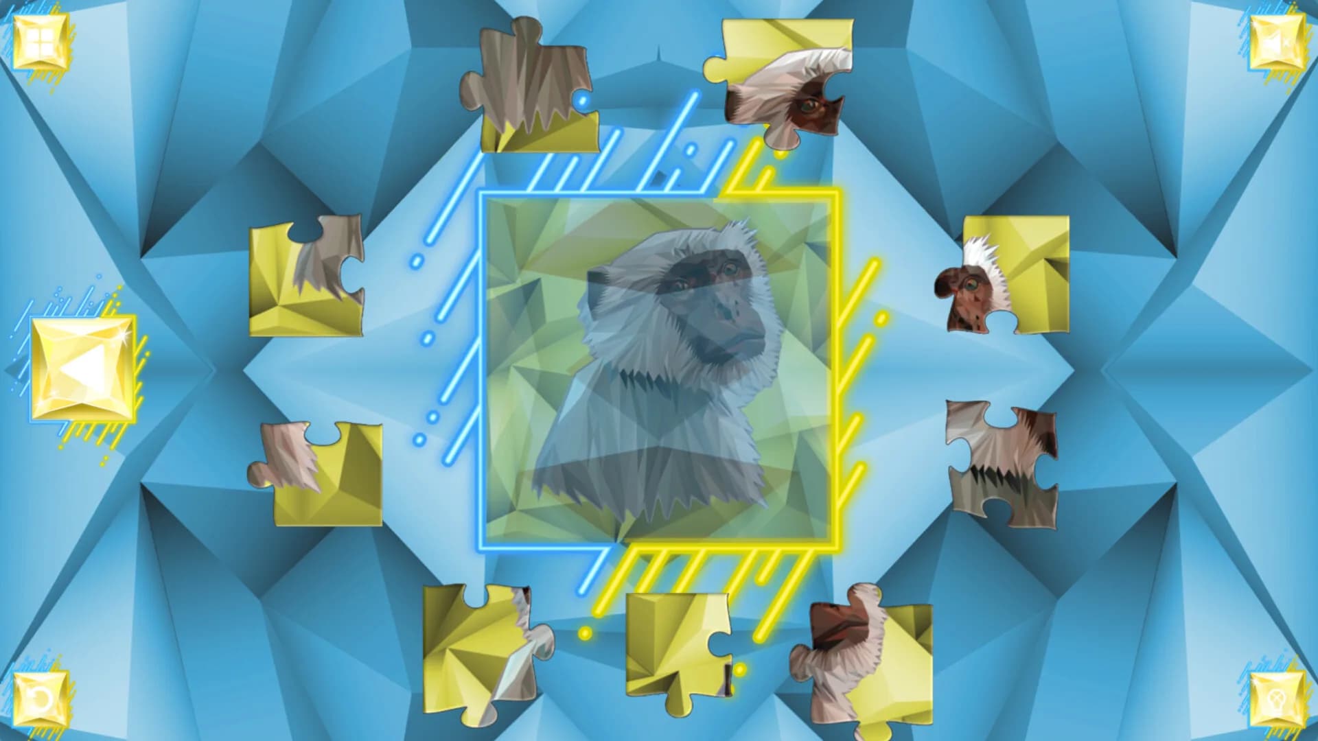 Poly Jigsaw: Primates görsel 2