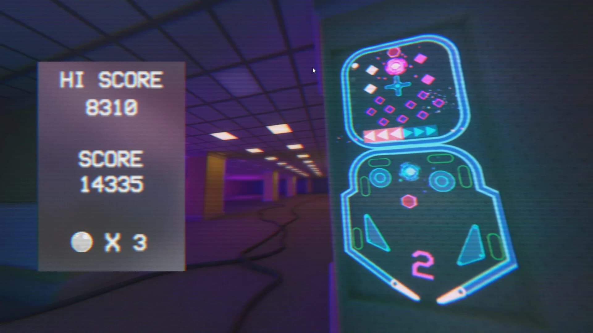 Vaporwave Pinball görsel 2