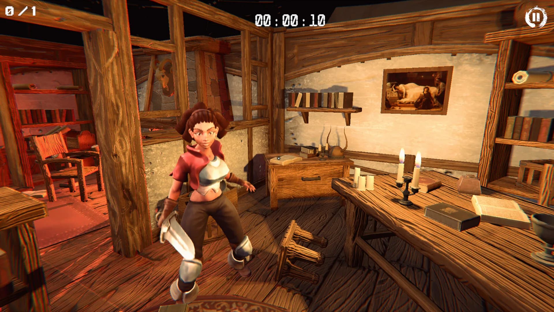 3D PUZZLE - Medieval Inn görsel 5