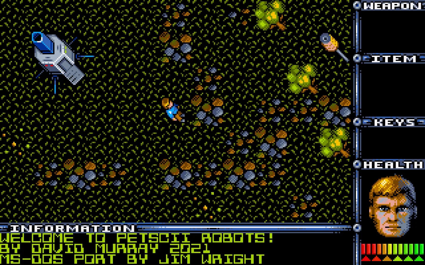 Attack of the PETSCII Robots (DOS) görsel 2