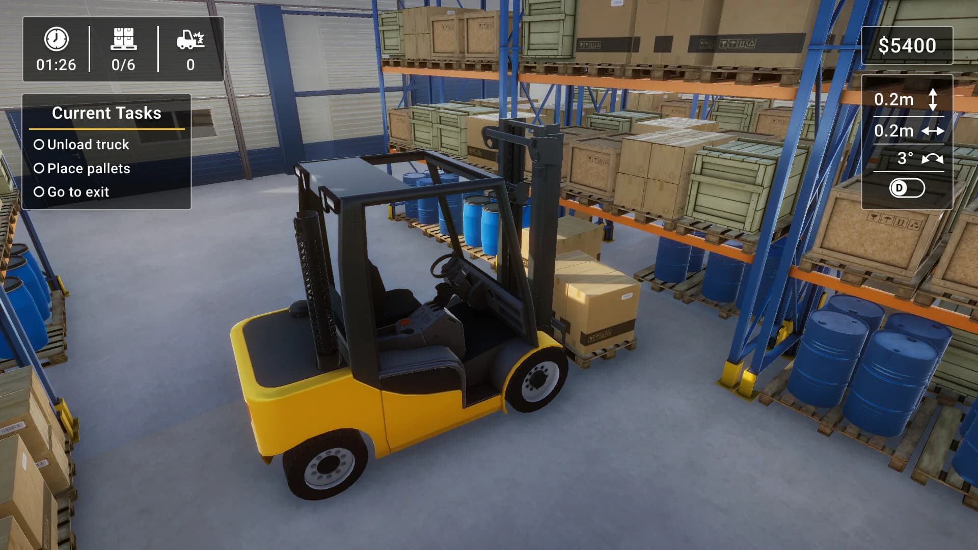 Forklift Simulator 2023 görsel 4