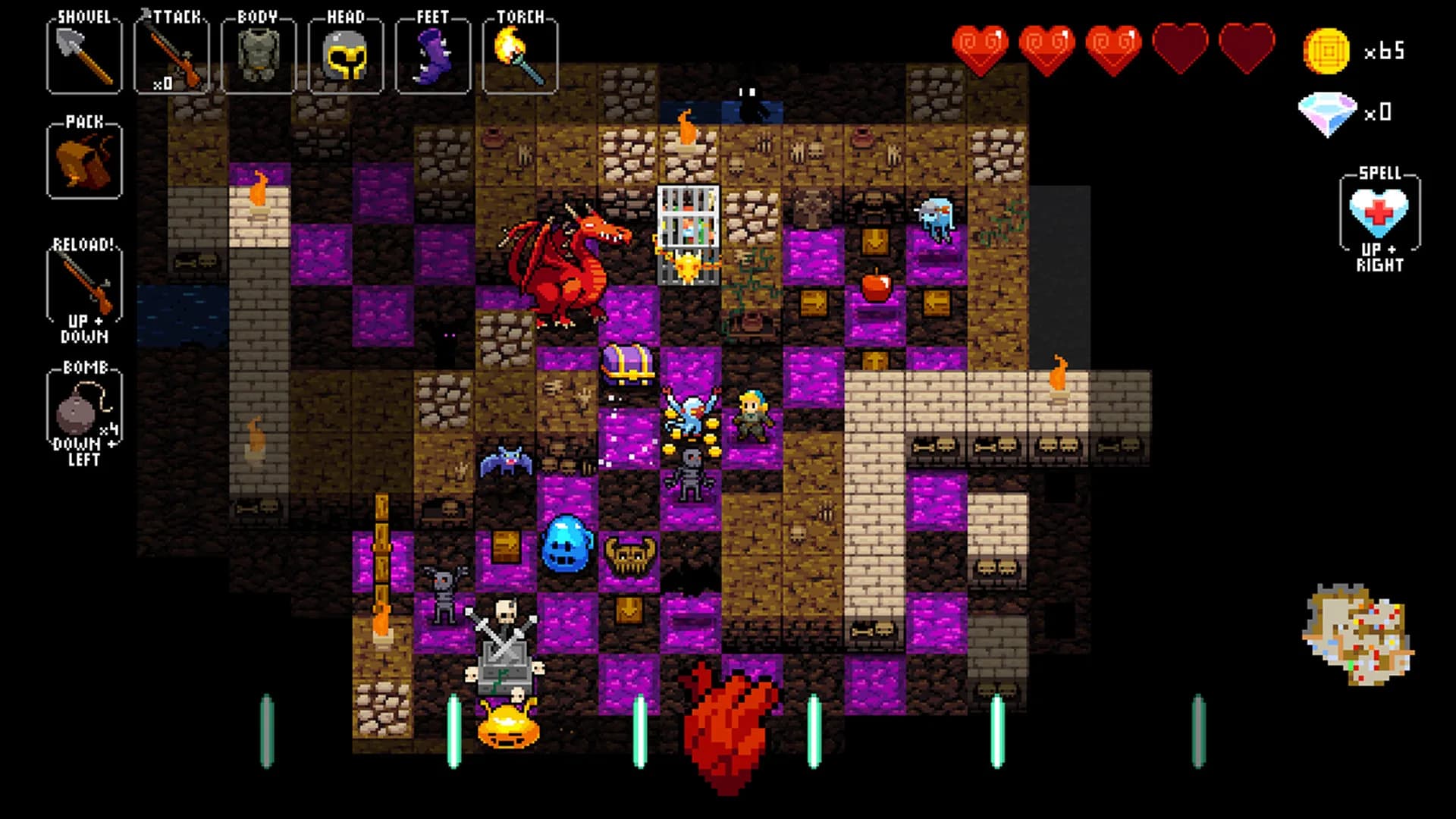 Crypt of the NecroDancer görsel 3