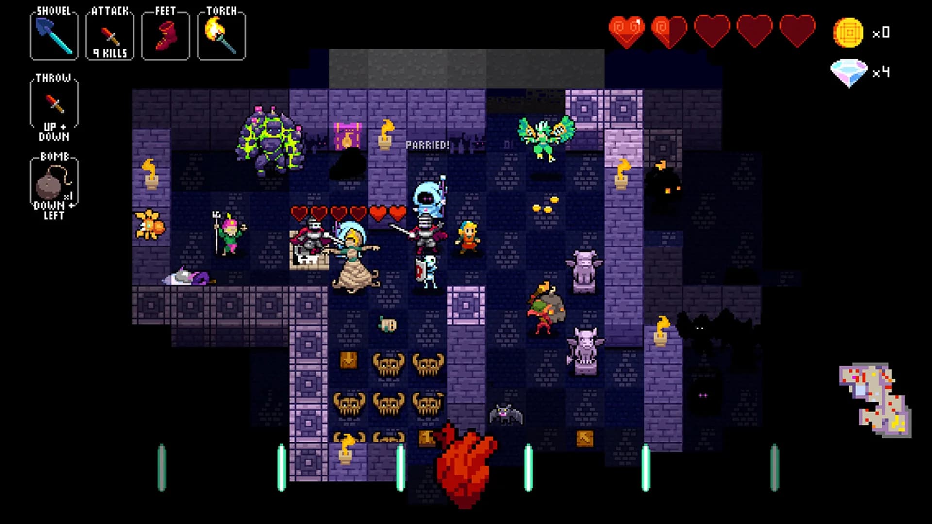 Crypt of the NecroDancer görsel 7