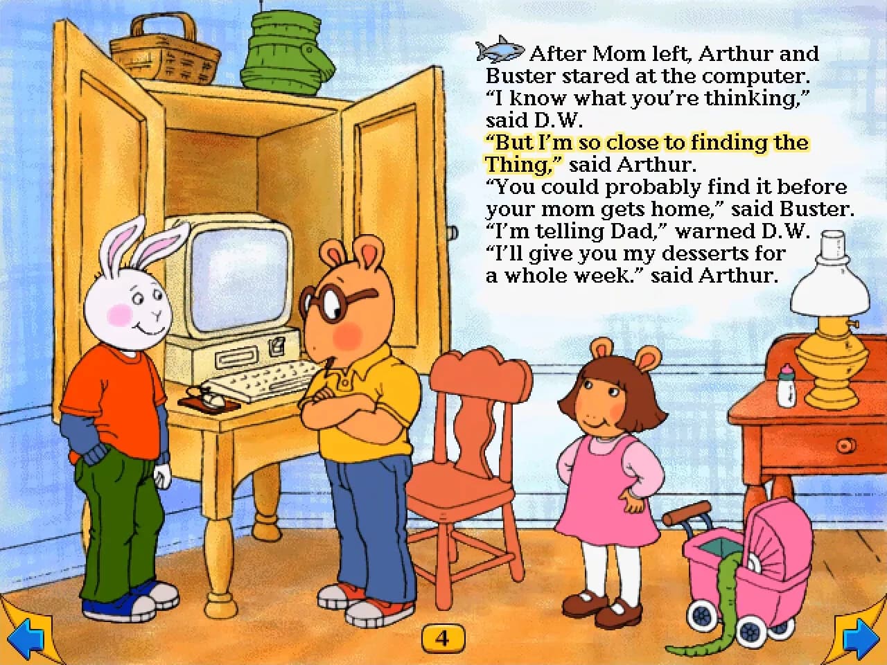 Arthur's Computer Adventure görsel 8