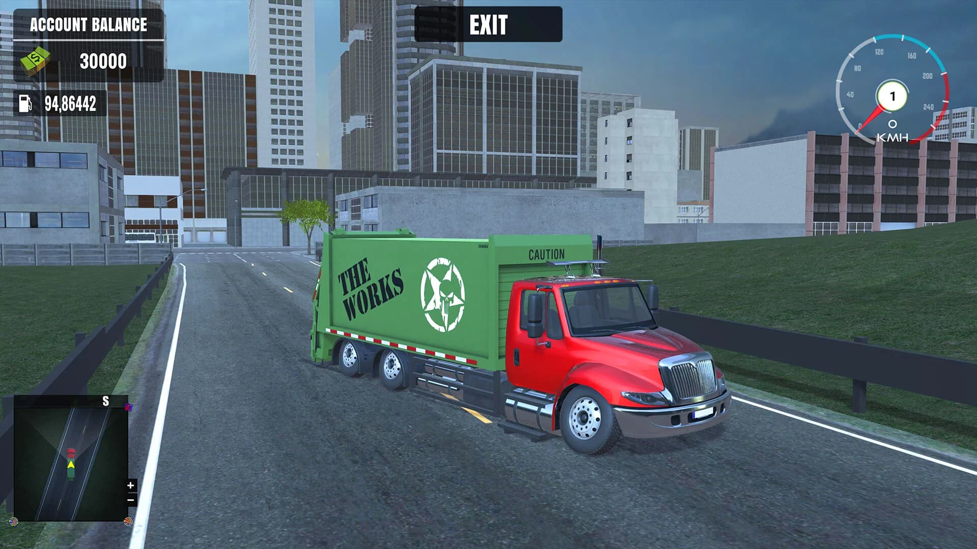 Garbage Truck Driving Simulator görsel 3