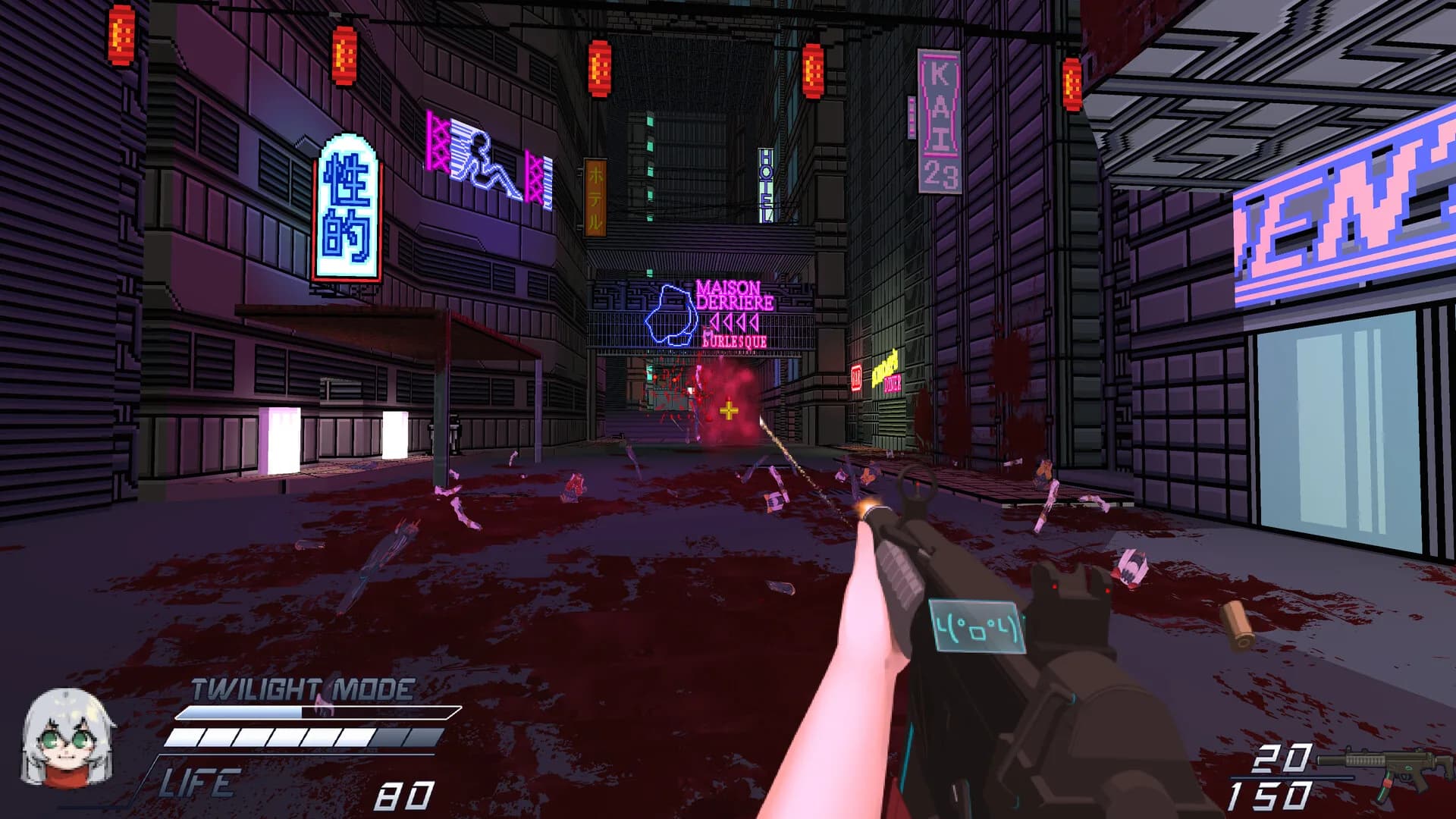 Twilight Town: A Cyberpunk FPS görsel 2