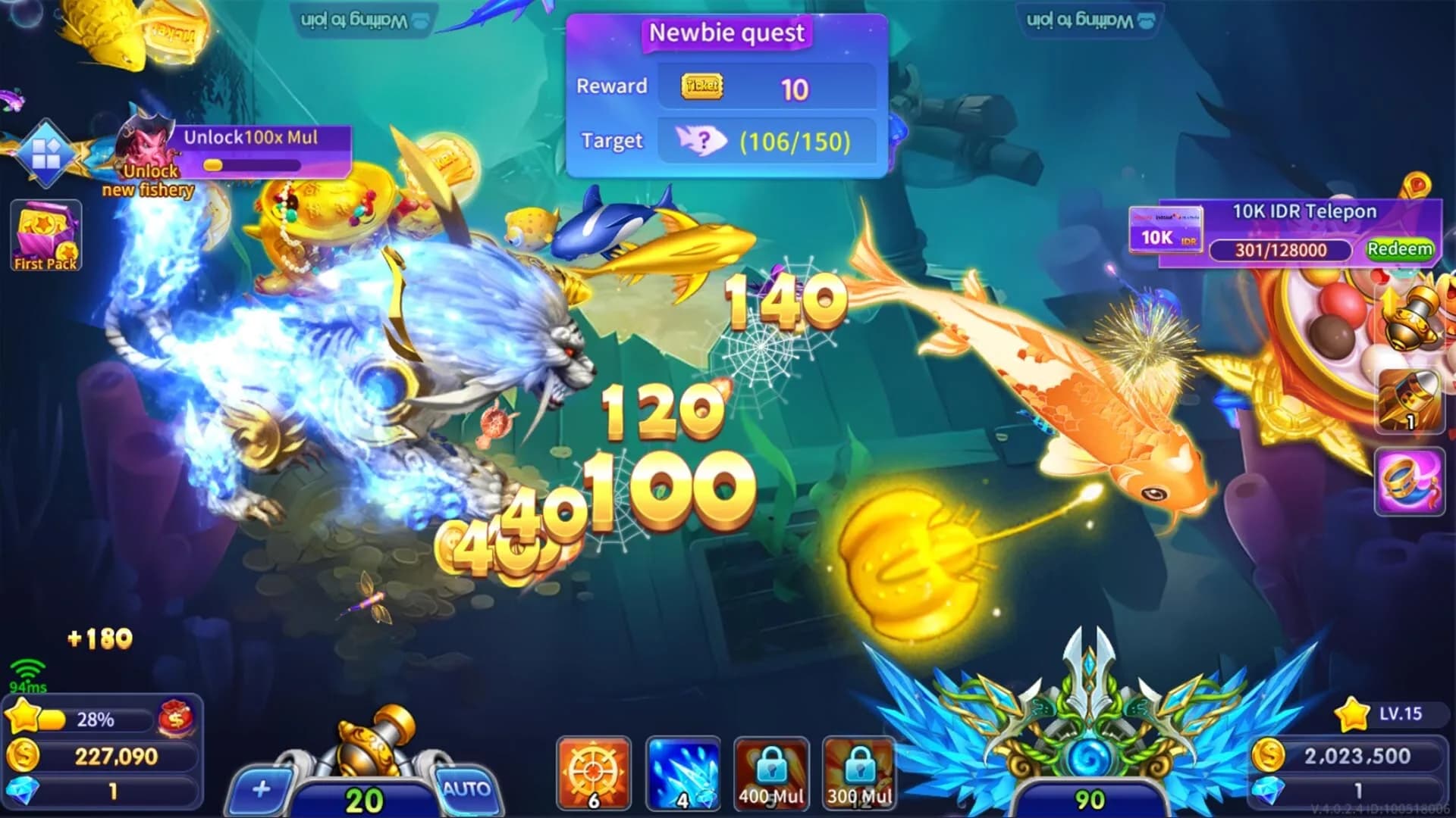 街机休闲捕鱼-Classic Arcade Fishing görsel 3