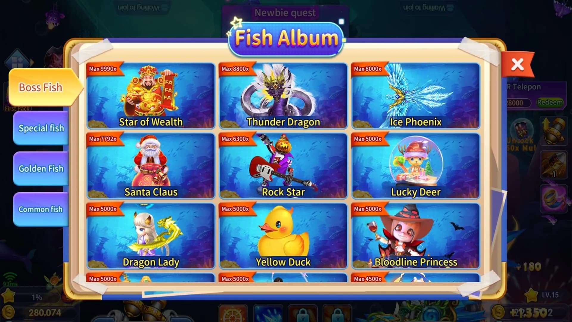 街机休闲捕鱼-Classic Arcade Fishing görsel 4