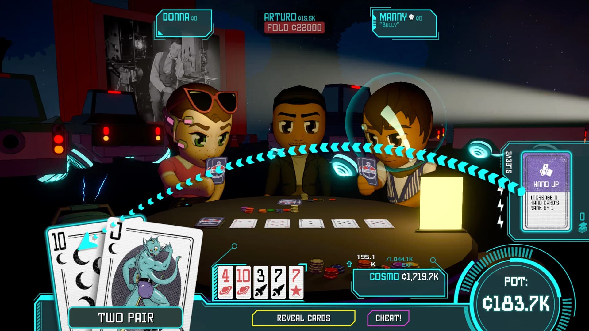 Cosmo Cheats at Poker görsel 2