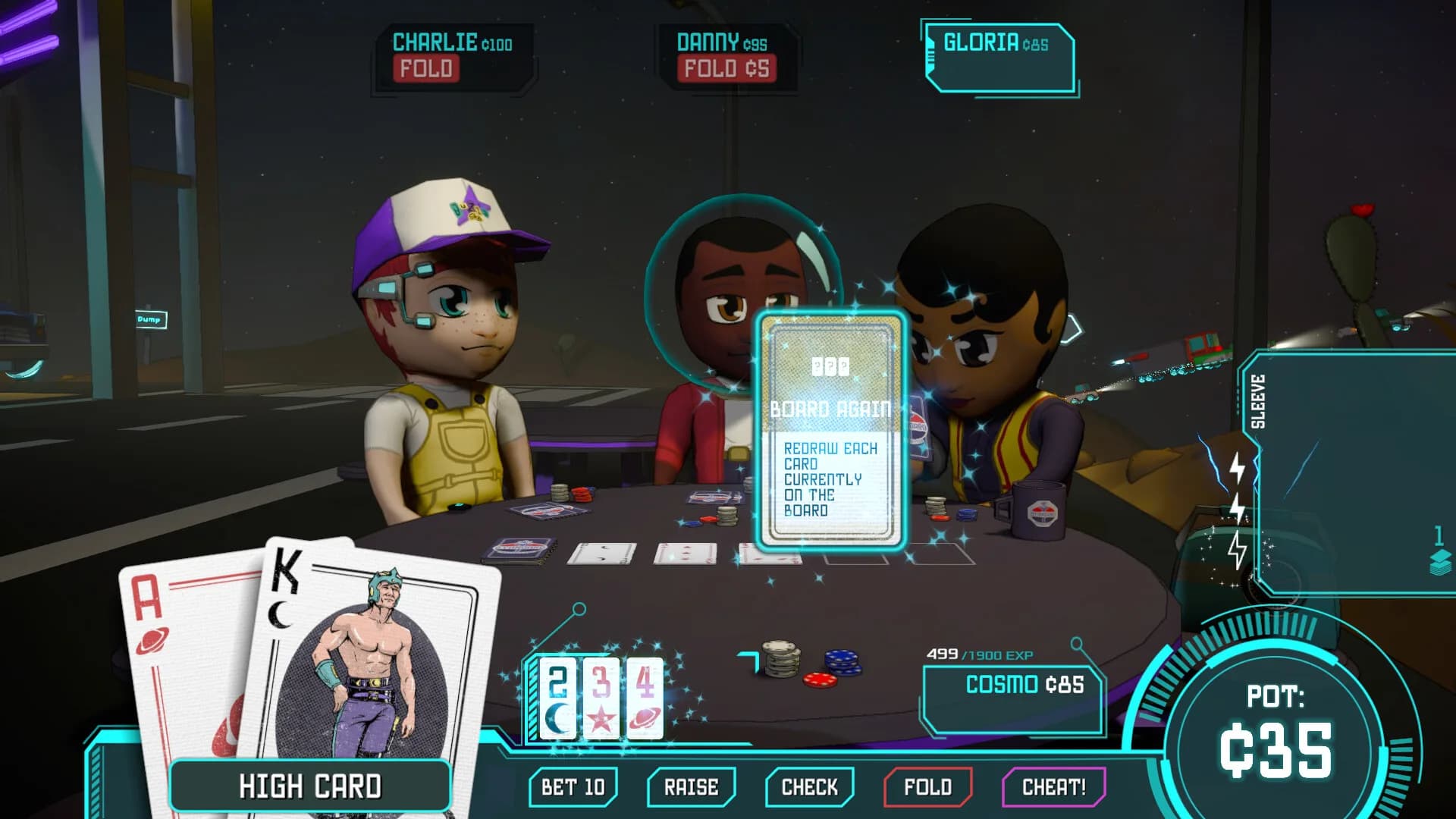 Cosmo Cheats at Poker görsel 8