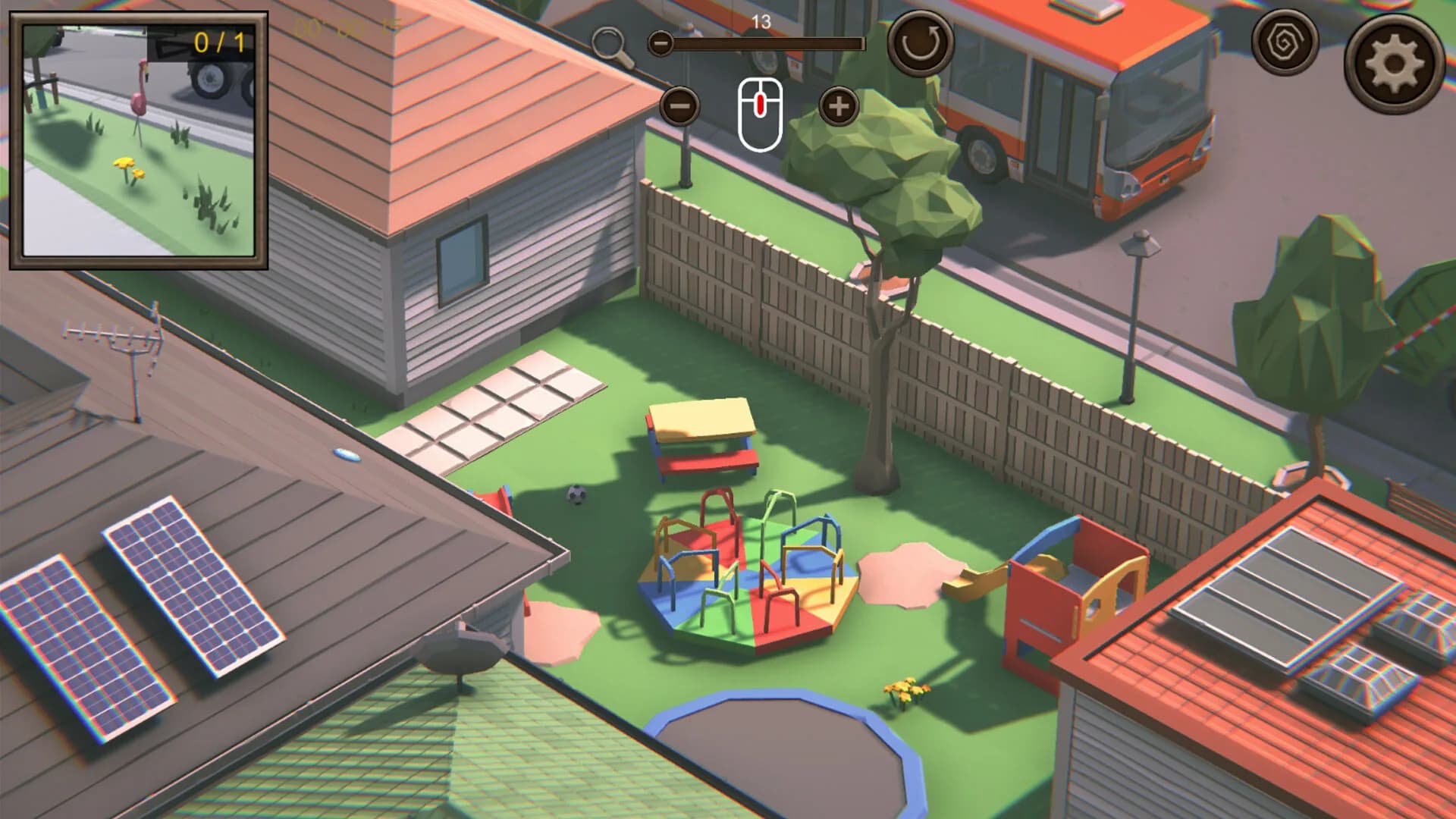 Hidden Village Top-Down 3D görsel 3