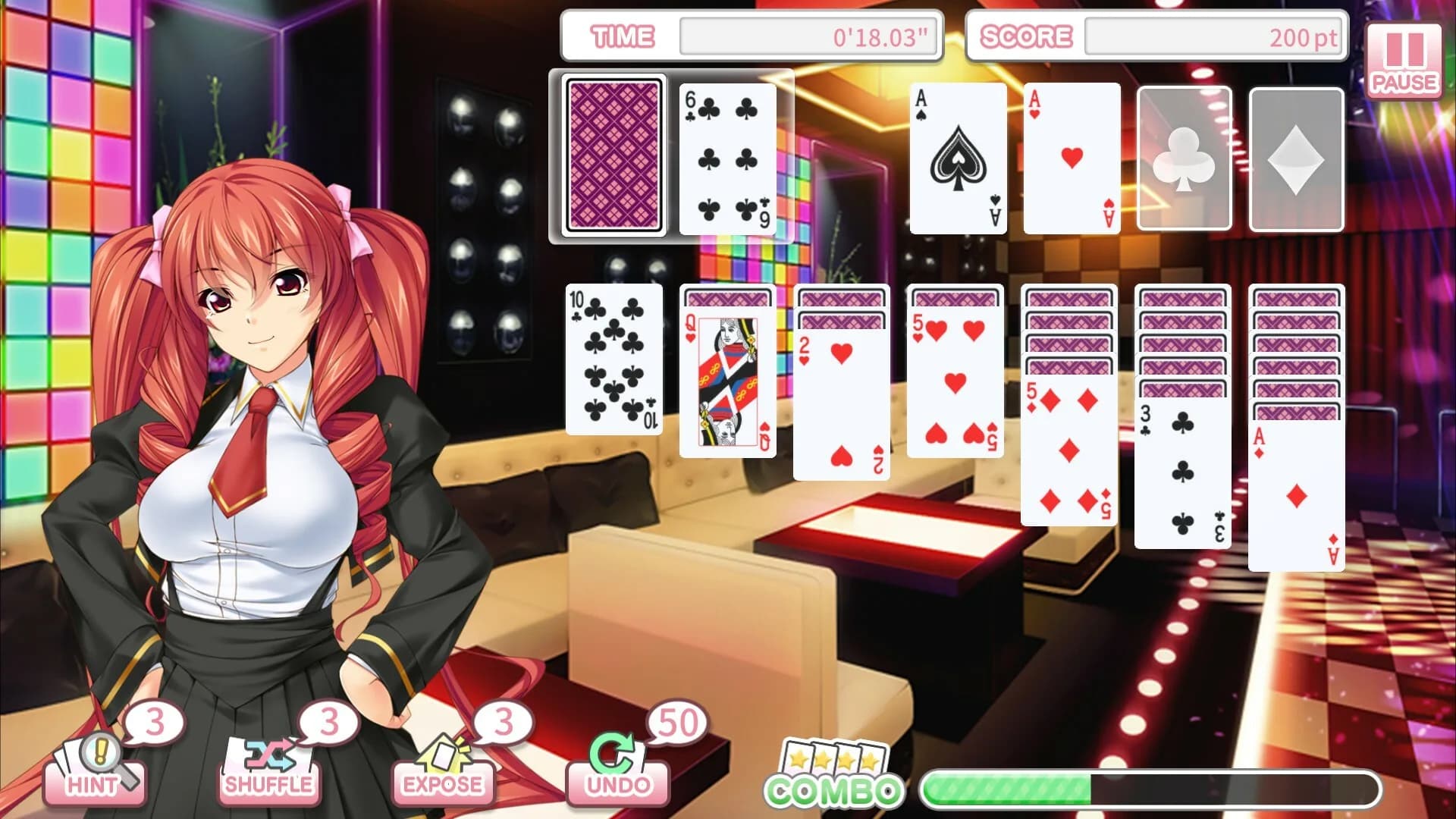 Pretty Girls Klondike Solitaire PLUS görsel 2