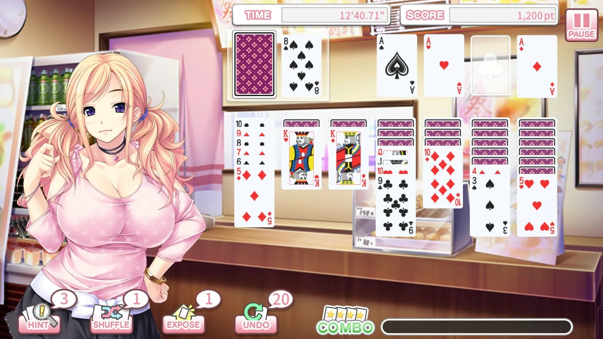 Pretty Girls Klondike Solitaire PLUS görsel 3