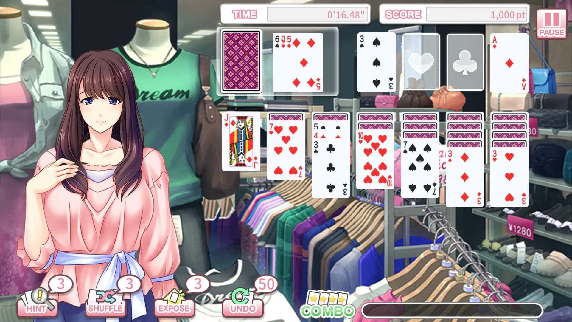 Pretty Girls Klondike Solitaire PLUS görsel 4