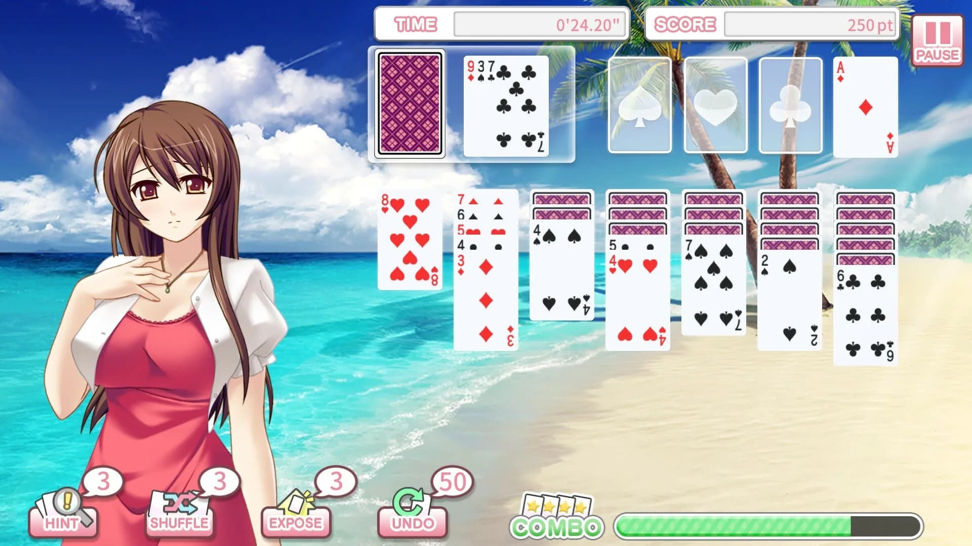 Pretty Girls Klondike Solitaire PLUS görsel 6