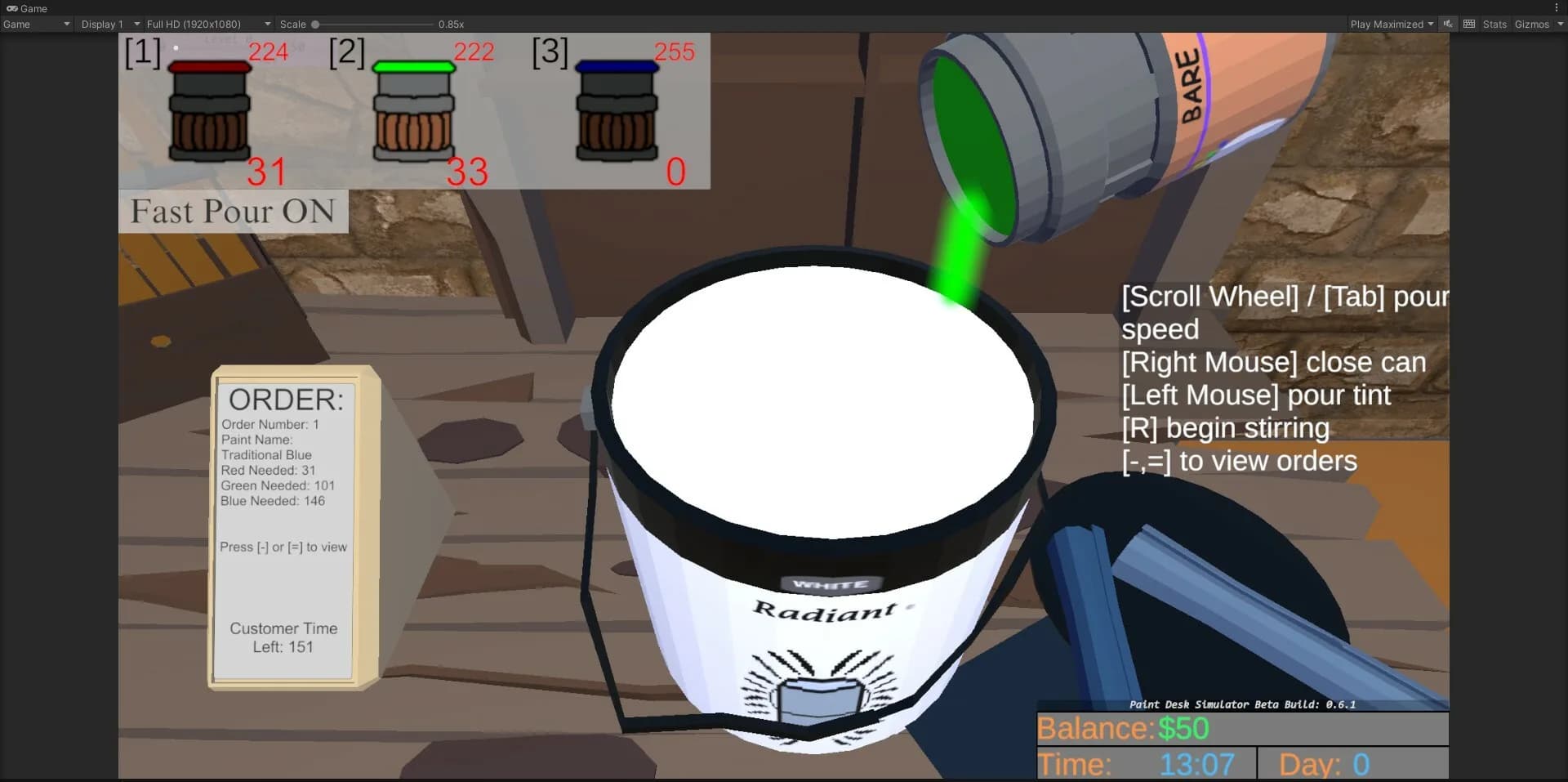 Paint Desk Simulator görsel 5