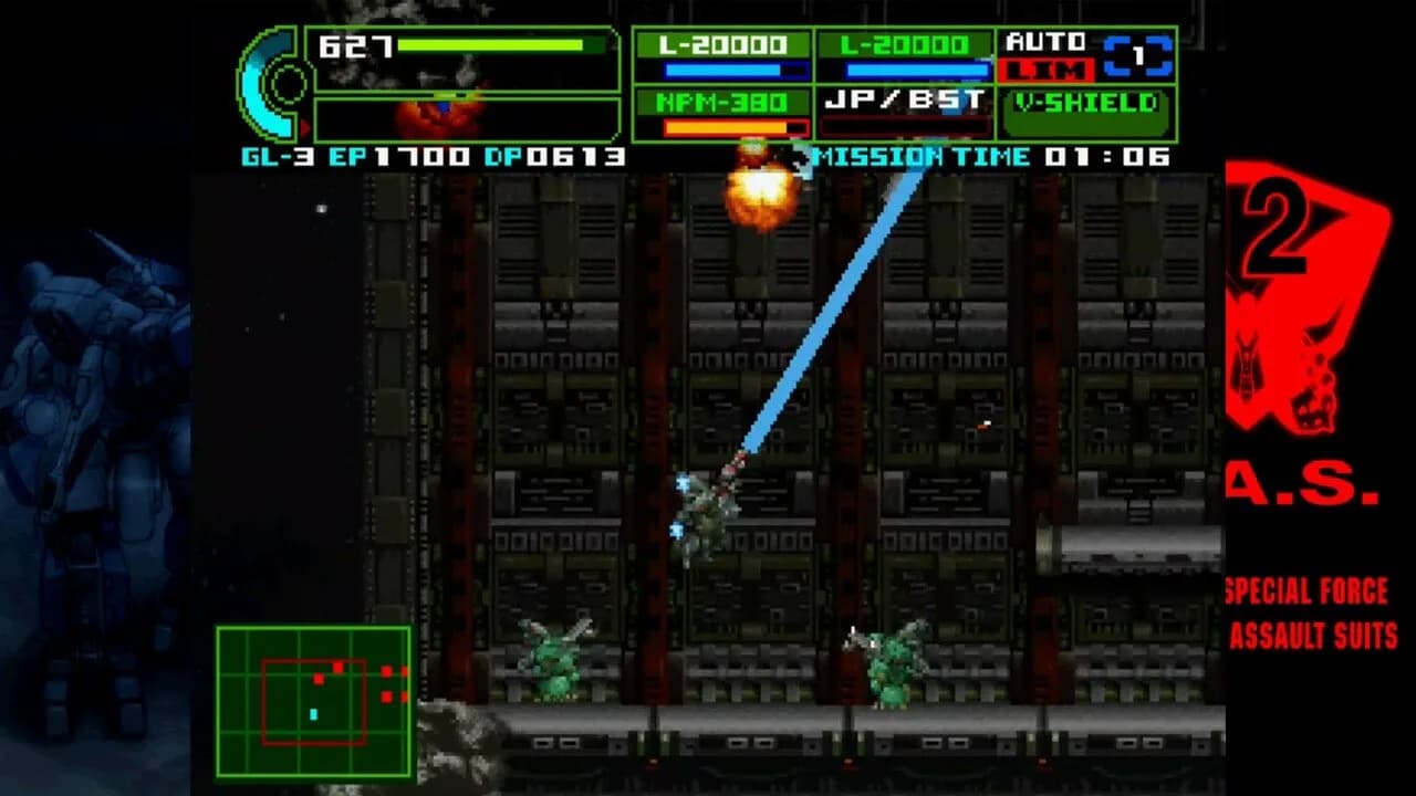 Assault Suit Leynos 2 Saturn Tribute görsel 5