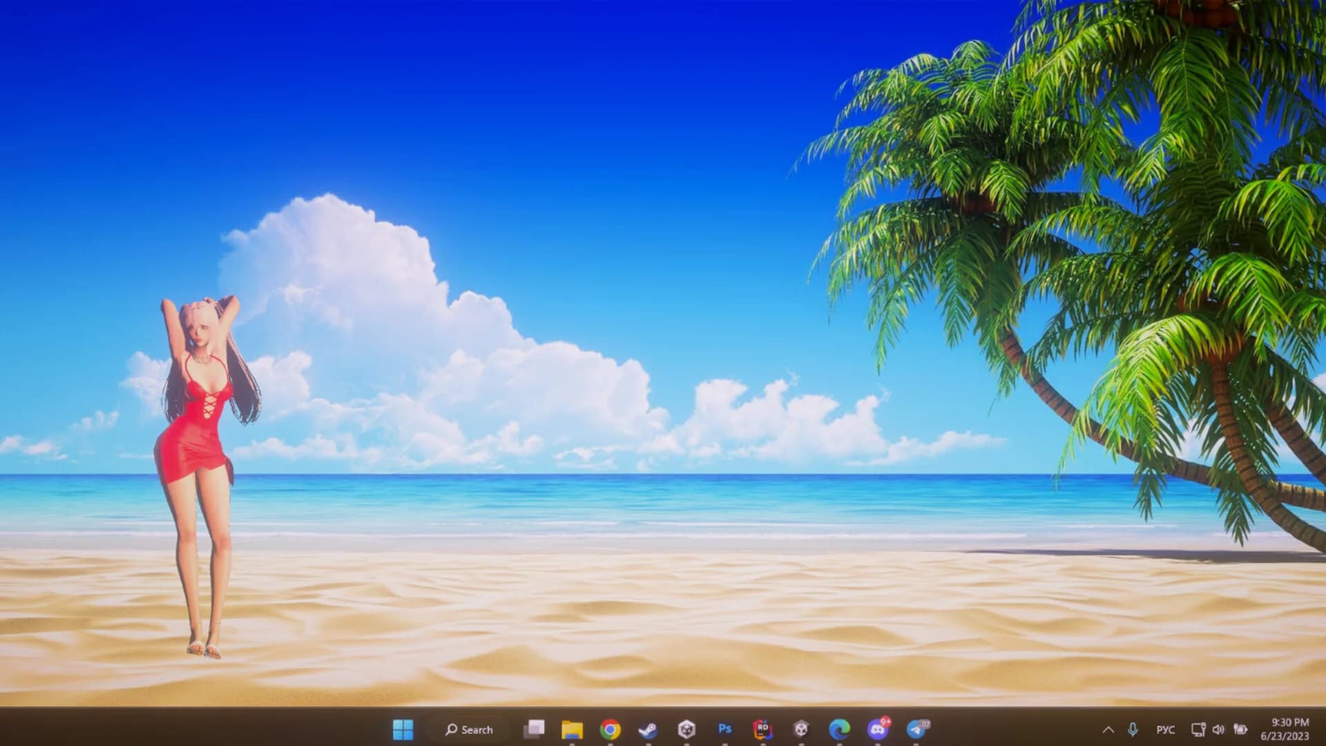 Desktop Beach Girls görsel 6