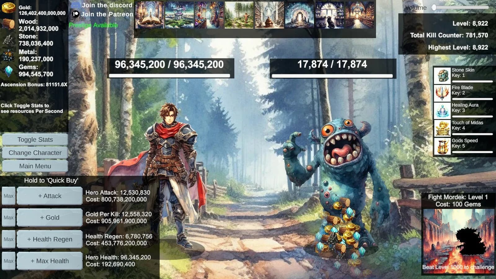 Heros and Monsters: Idle Incremental görsel 2