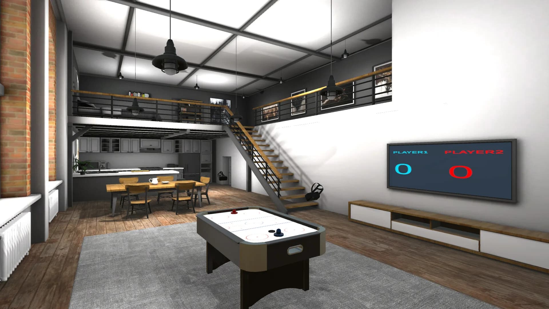 Air Hockey VR görsel 3