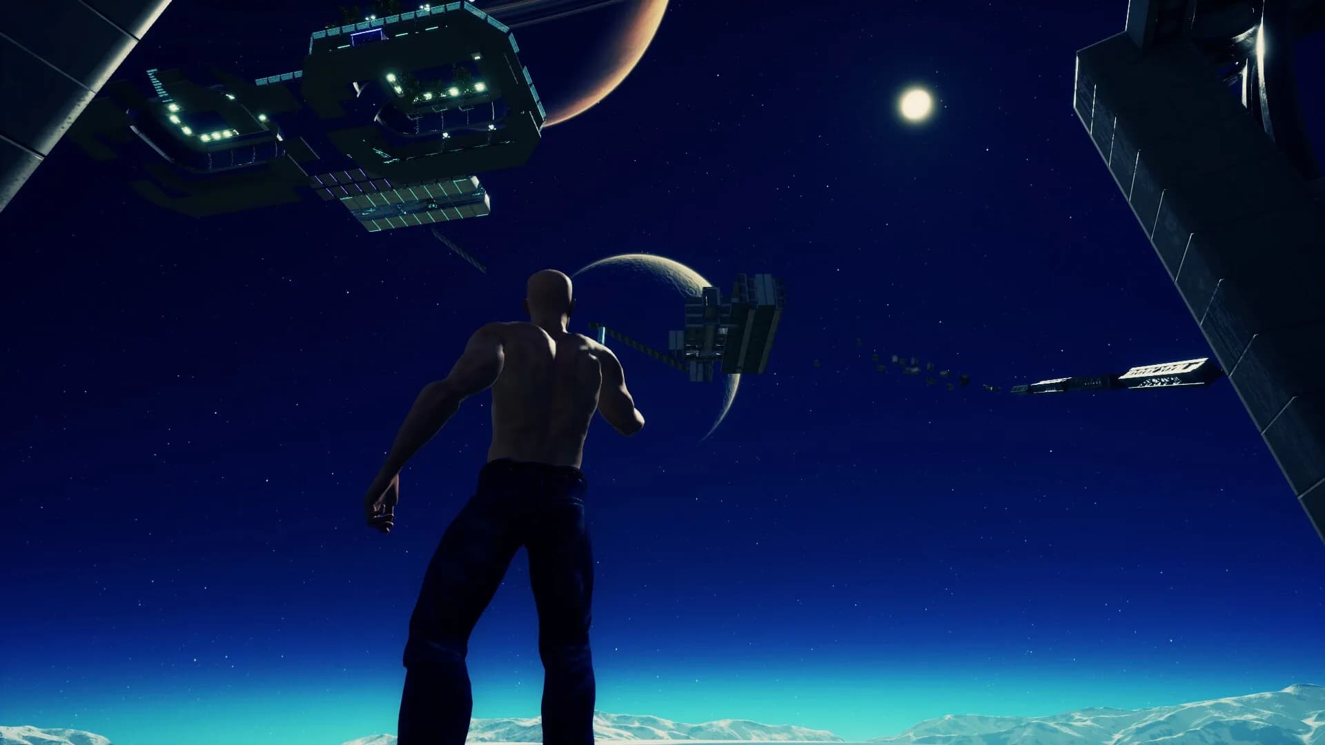 Bald Man Climbs Up görsel 4