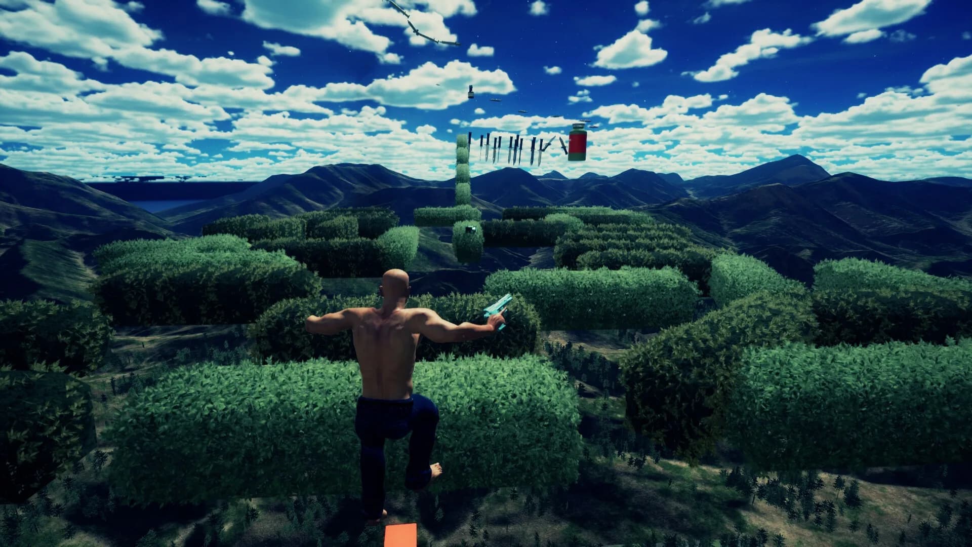 Bald Man Climbs Up görsel 5