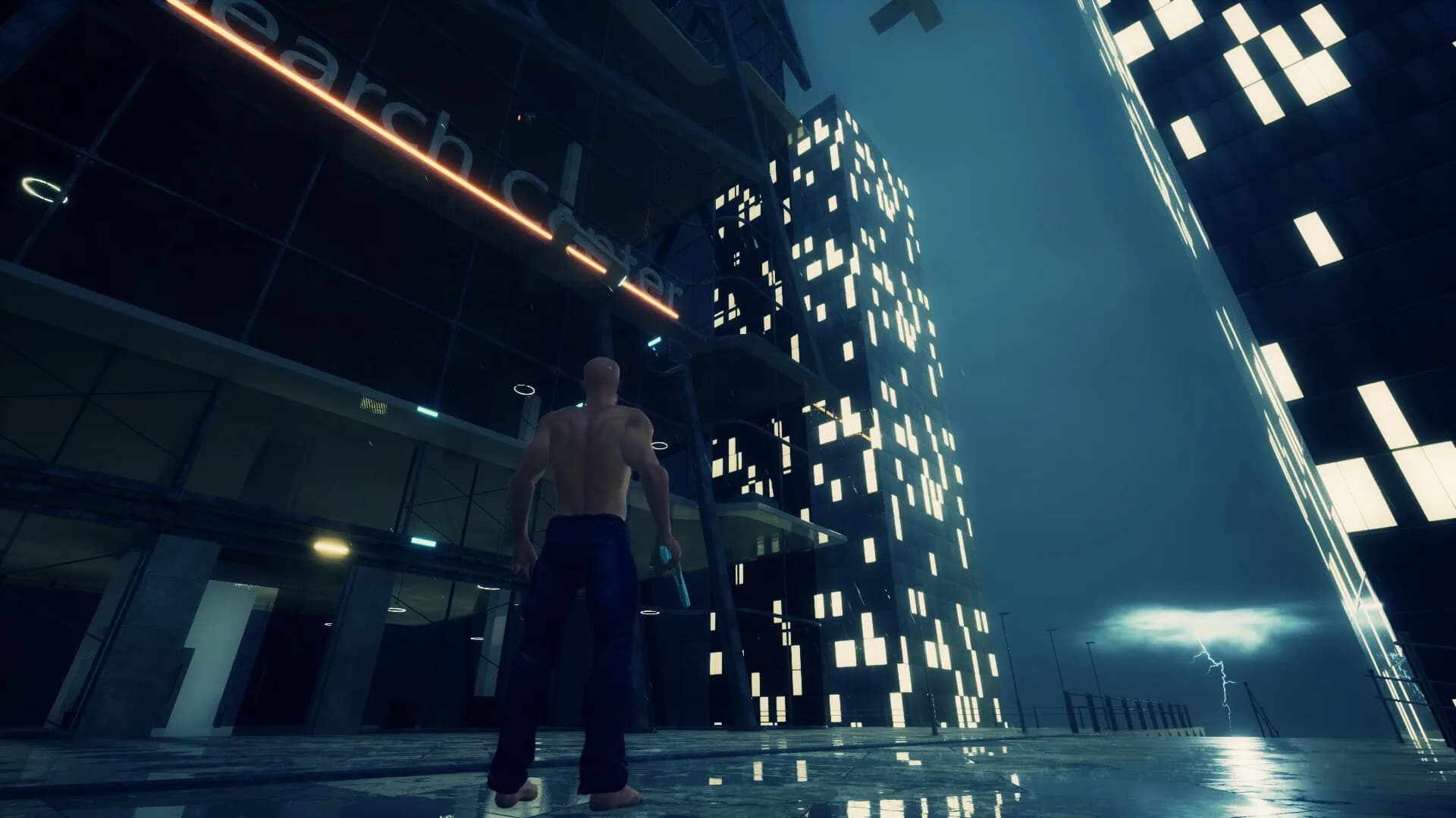 Bald Man Climbs Up görsel 6