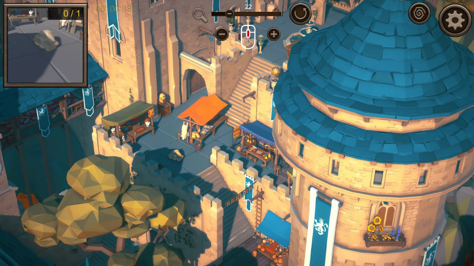 Hidden Kingdom Top-Down 3D görsel 3