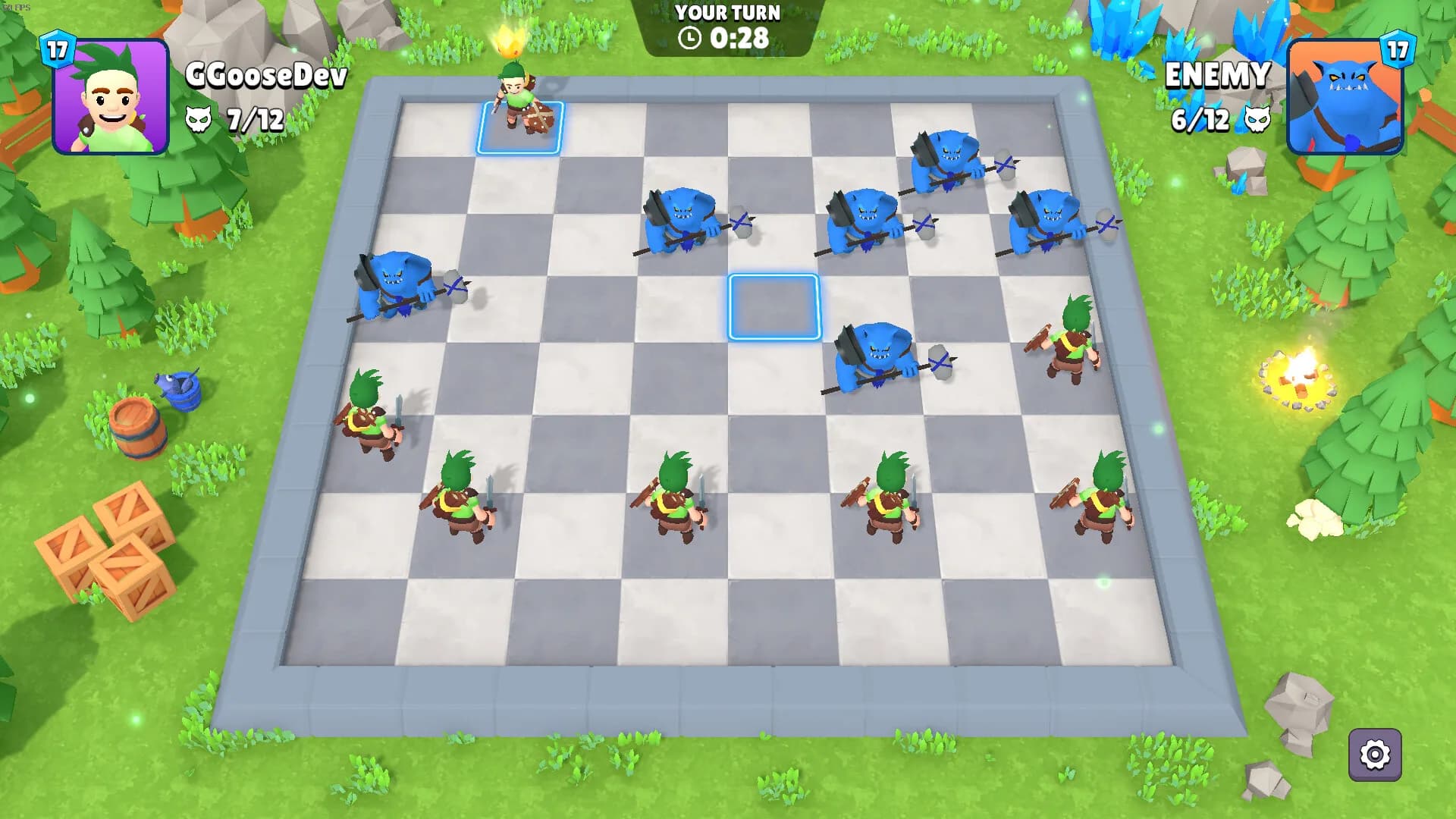 Checkers RPG: Online Battles görsel 6