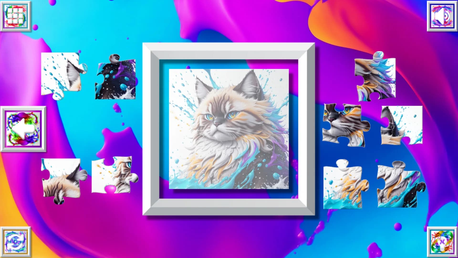 Color Splash: Cats görsel 2