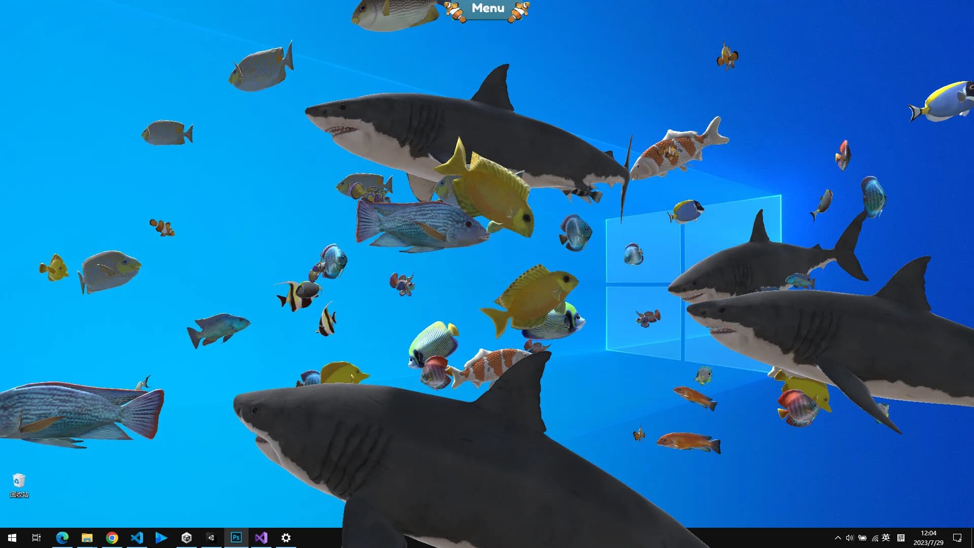 Fish on the desktop görsel 5