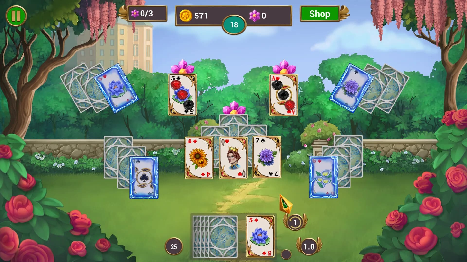 Solitaire Quest: Garden Story görsel 3