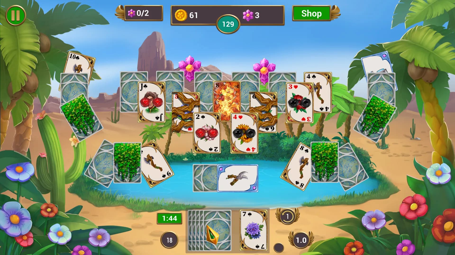 Solitaire Quest: Garden Story görsel 10