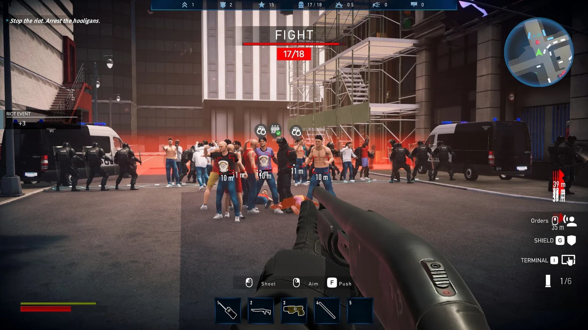 Riot Control Simulator: Rookie Day görsel 6