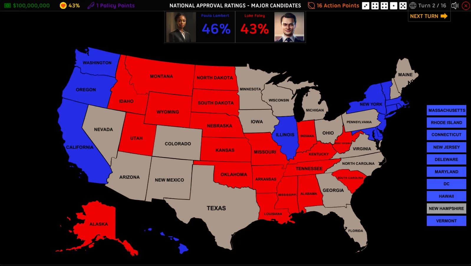 2024 U.S. Election Simulator görsel 6