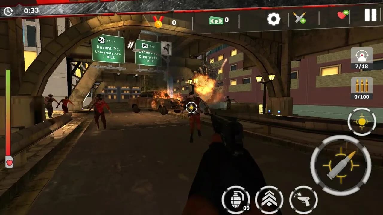 Zombie Survivor: Undead City Attack görsel 2